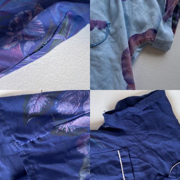 VINTAGE 80s Patterned Womens Blouses Wholesale Bundle / 3 Pcs / Sz S/M Lot - Picture 8 of 10